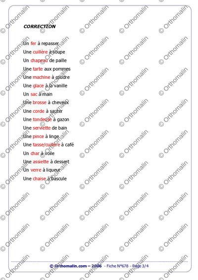 Page 3 de la fiche