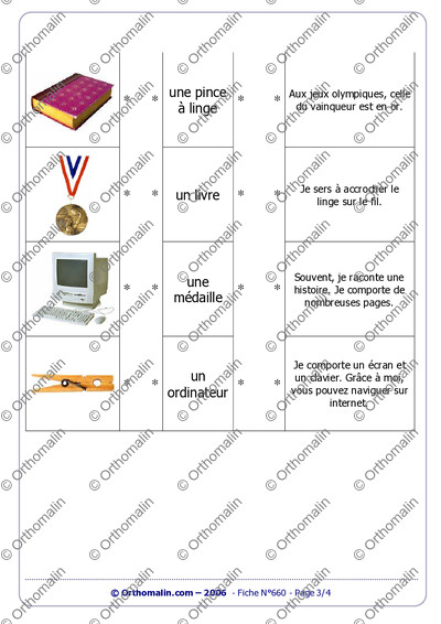 Page 3 de la fiche