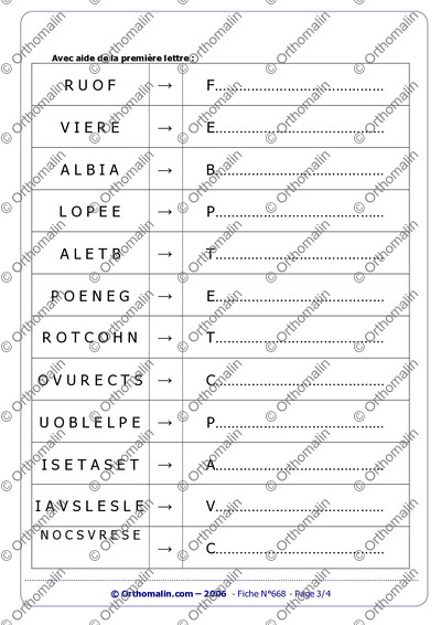 Page 3 de la fiche