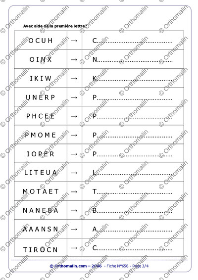 Page 3 de la fiche