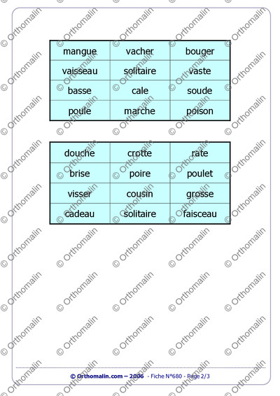 Page 2 de la fiche