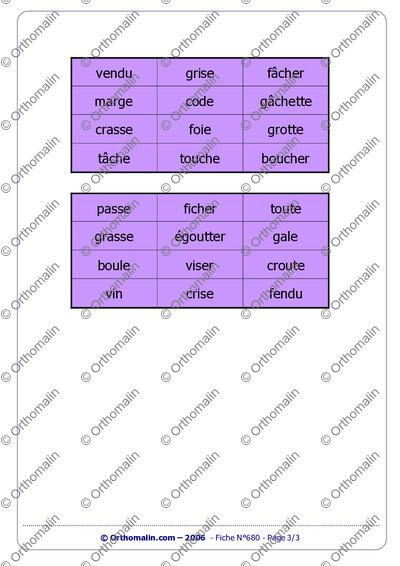 Page 3 de la fiche