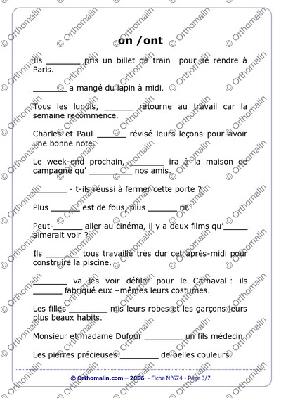 Page 3 de la fiche