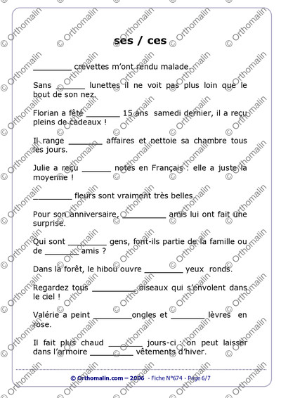 Page 6 de la fiche