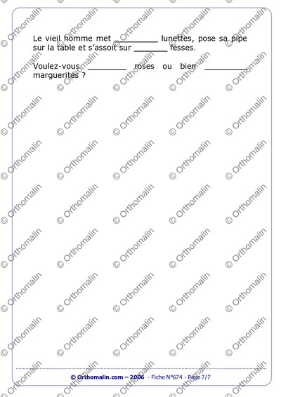Page 7 de la fiche