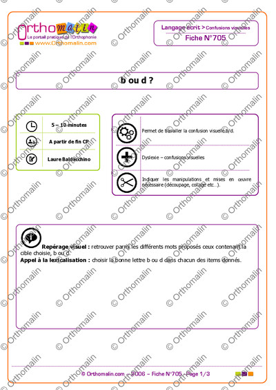 Page 1 de la fiche