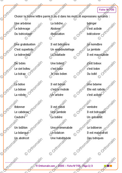 Page 3 de la fiche