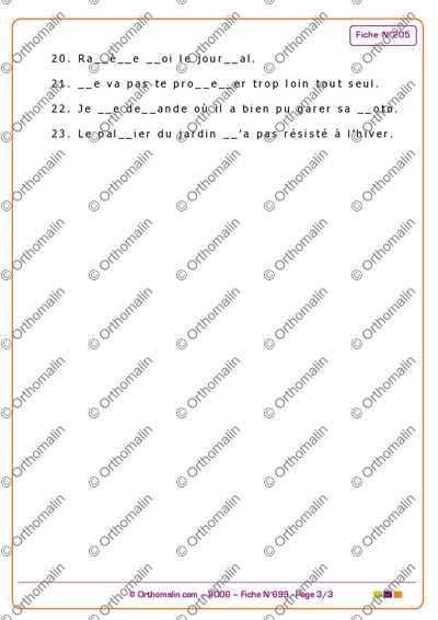 Page 3 de la fiche