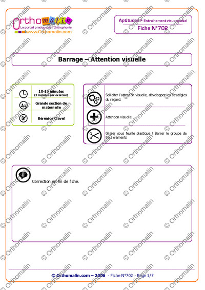 Page 1 de la fiche