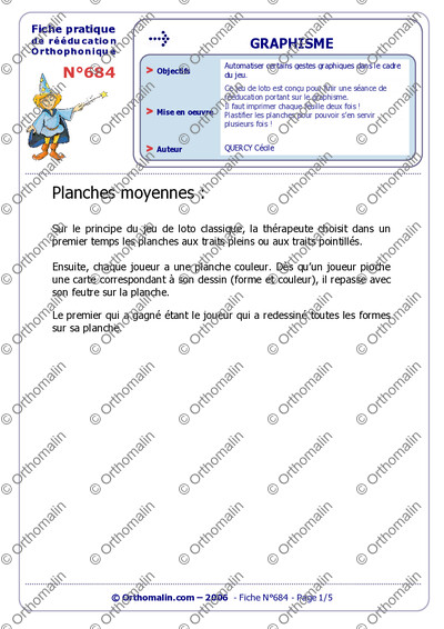 Page 1 de la fiche