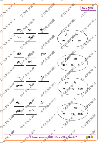Page 5 de la fiche
