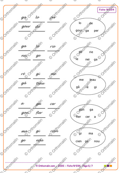 Page 6 de la fiche