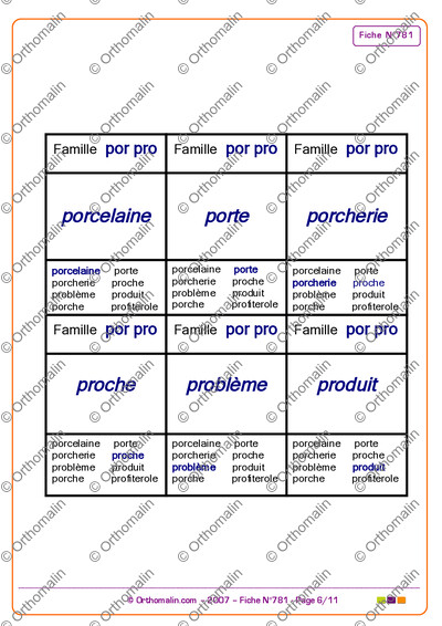 Page 6 de la fiche