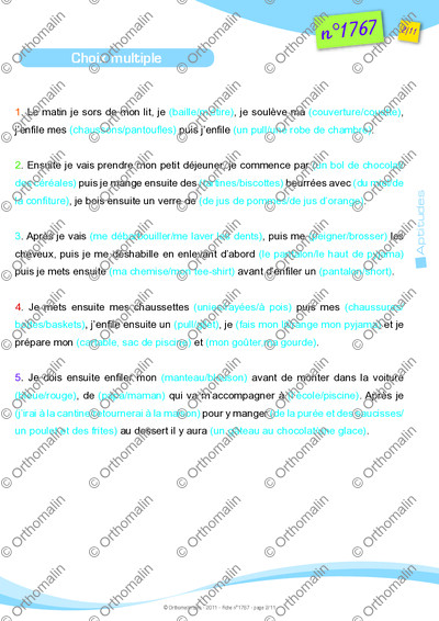 Page 2 de la fiche
