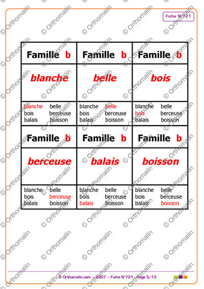 Page 3 de la fiche