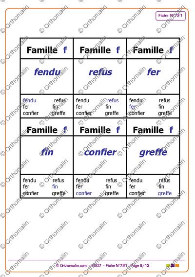 Page 8 de la fiche
