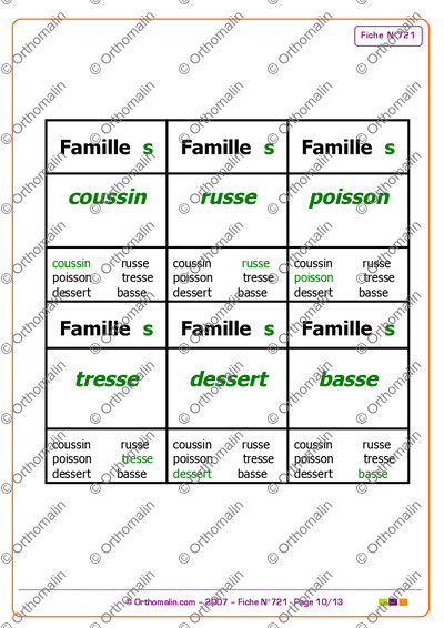 Page 10 de la fiche