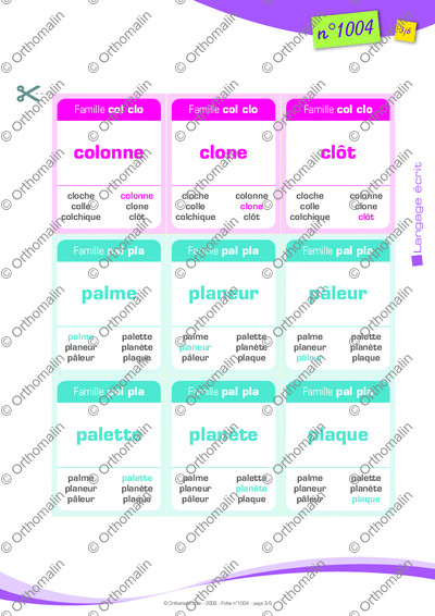Page 3 de la fiche