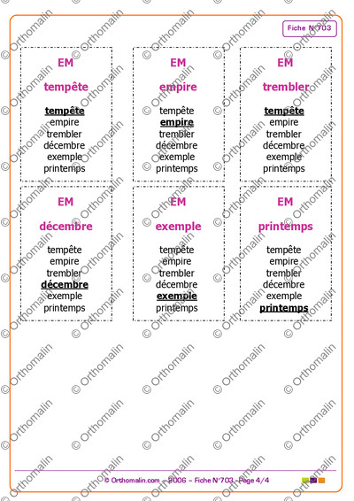 Page 4 de la fiche