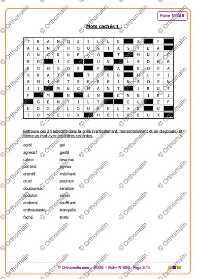 Page 2 de la fiche