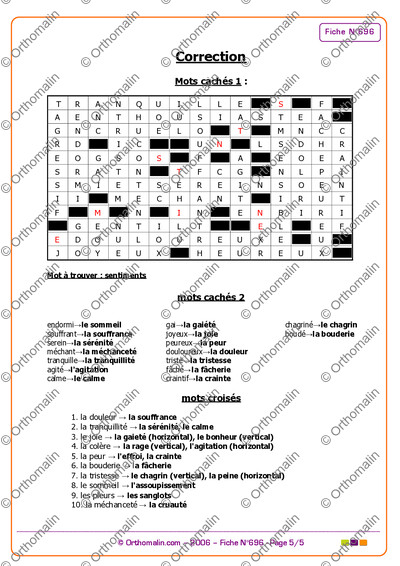 Page 5 de la fiche