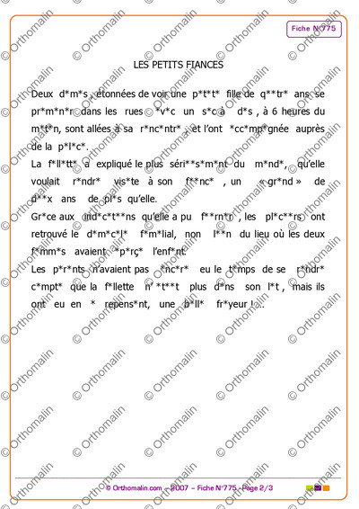 Page 2 de la fiche