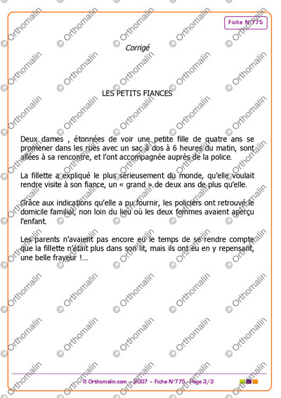 Page 3 de la fiche
