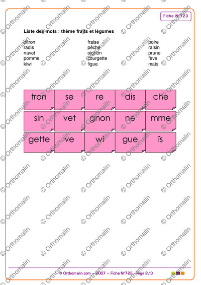 Page 2 de la fiche