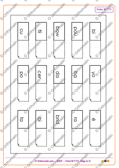 Page 3 de la fiche