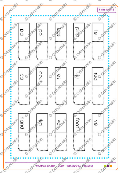 Page 3 de la fiche