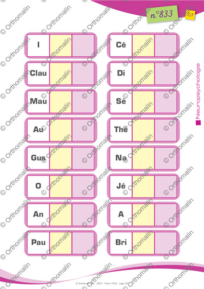 Page 2 de la fiche