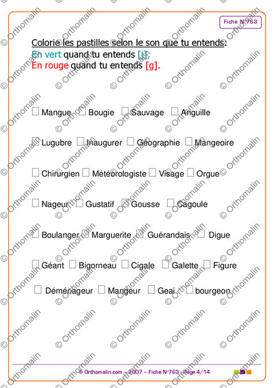 Page 4 de la fiche