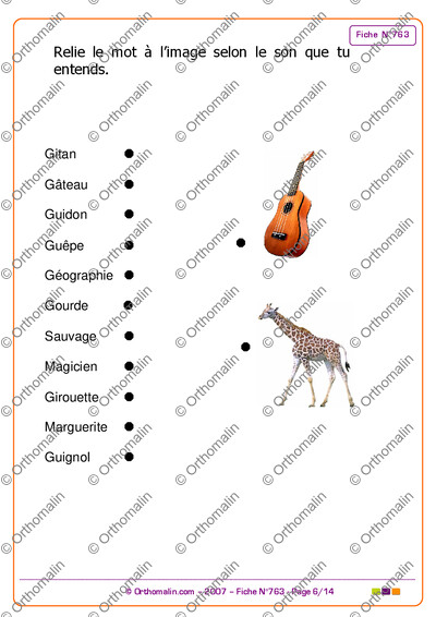 Page 6 de la fiche