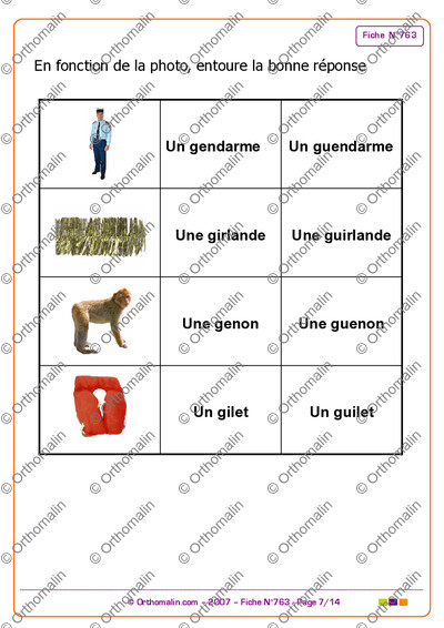 Page 7 de la fiche