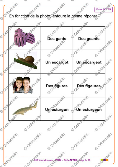 Page 8 de la fiche