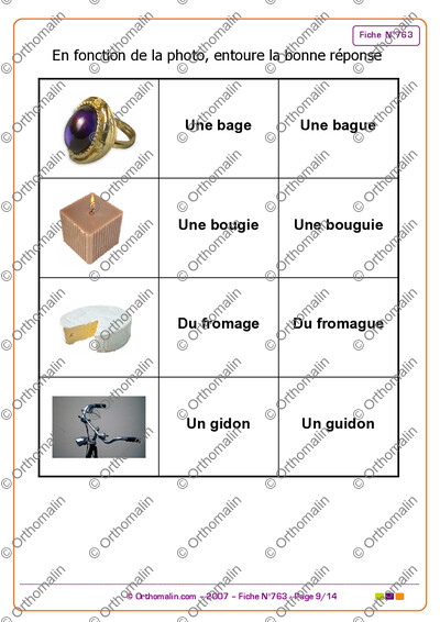 Page 9 de la fiche