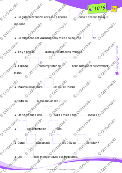 Page 4 de la fiche
