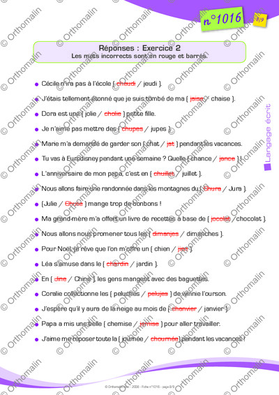 Page 8 de la fiche