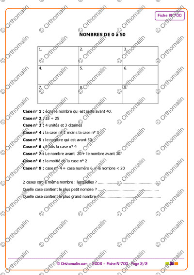Page 2 de la fiche