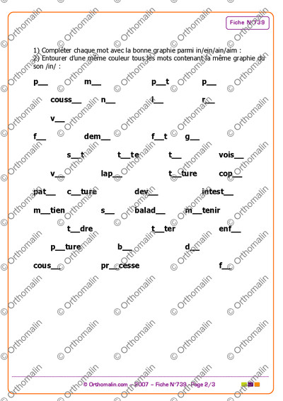 Page 2 de la fiche