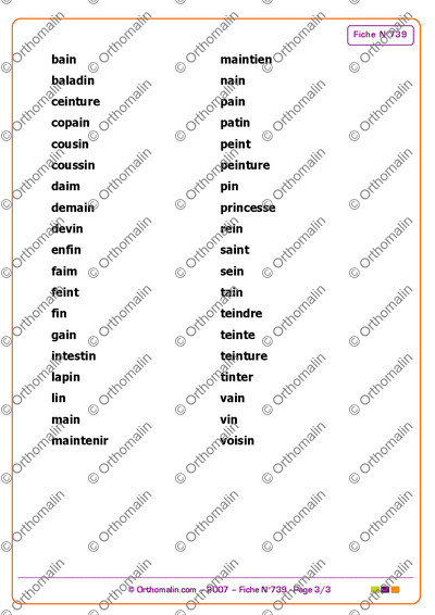 Page 3 de la fiche