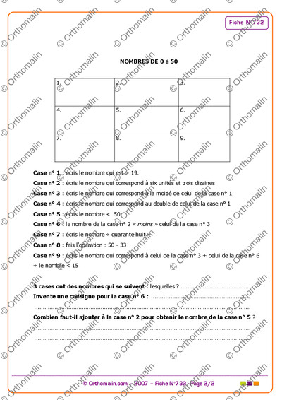 Page 2 de la fiche