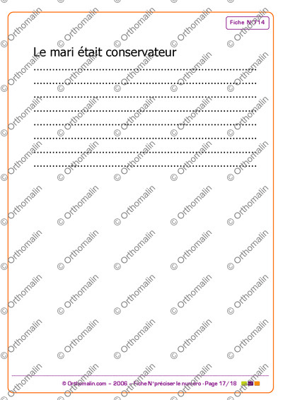Page 17 de la fiche