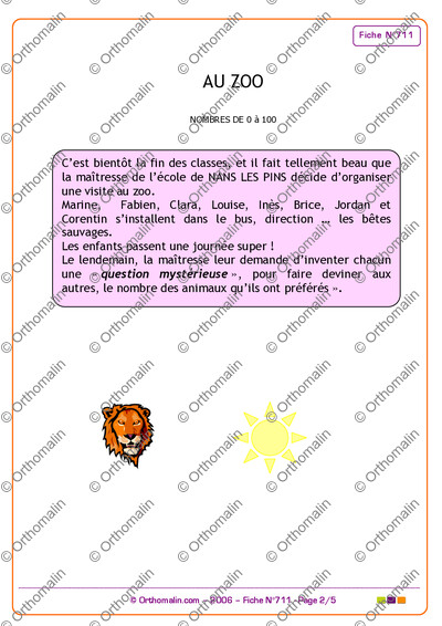 Page 2 de la fiche