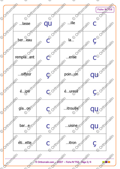 Page 3 de la fiche