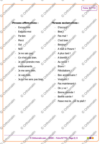 Page 2 de la fiche