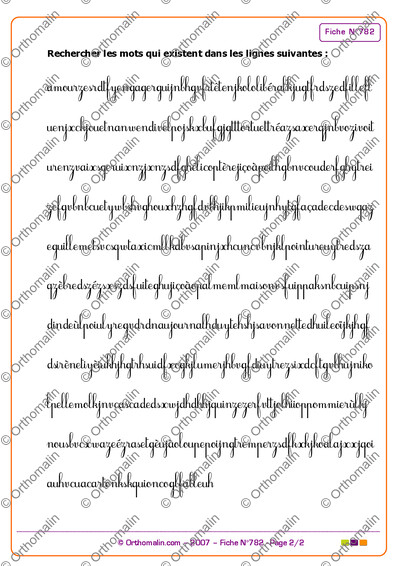Page 2 de la fiche