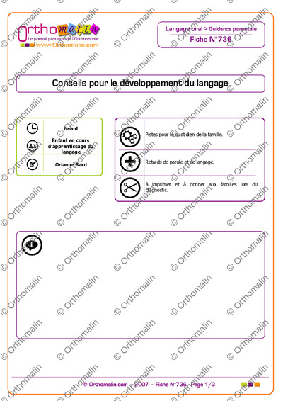 Page 1 de la fiche