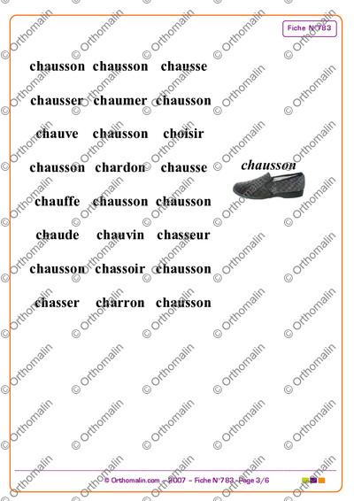 Page 3 de la fiche