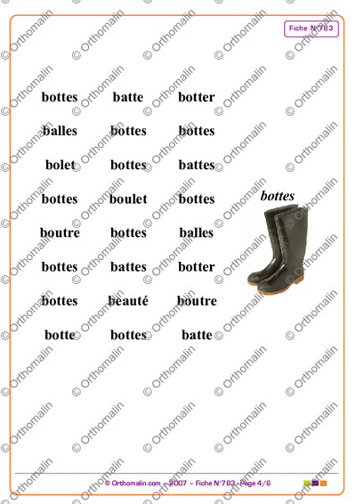 Page 4 de la fiche